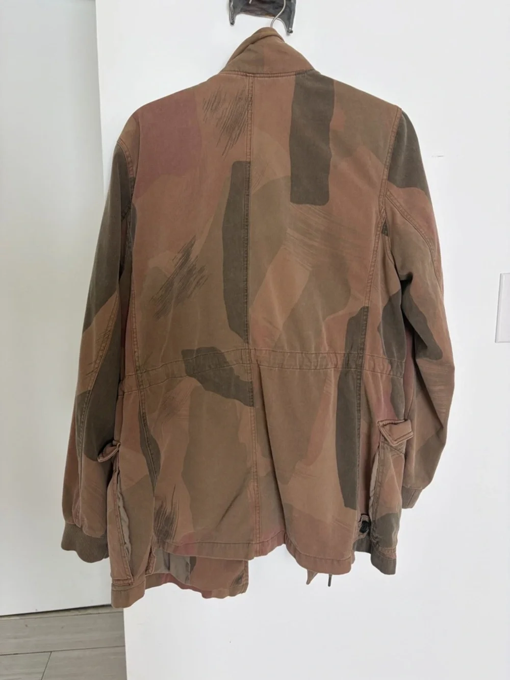 James Perse Women's Camouflage Field Jacket - Brown/Olive/Tan - Picture 3 of 5